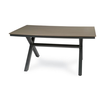 Алюминиевый стол AL-1500 lite brown